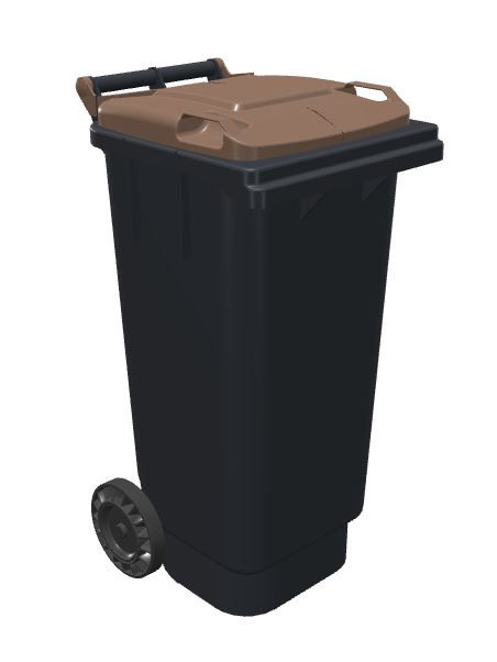 Conteneur poubelle bicolore SULO - 80 litres