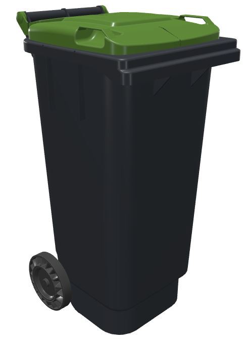 Conteneur poubelle bicolore SULO - 80 litres