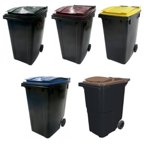 Conteneur poubelle bicolore SULO - 360 litres