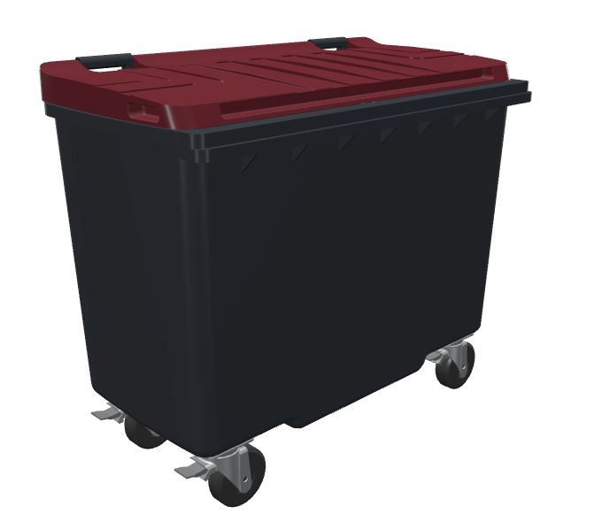 Conteneur poubelle bicolore SULO - 500 litres