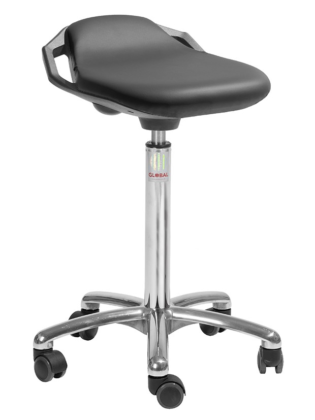 Tabouret assis-debout – Space Alu