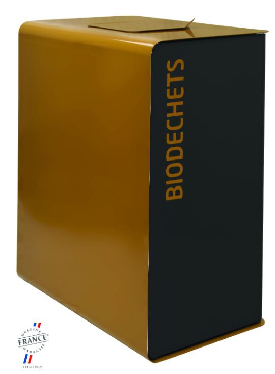 Borne de tri sélectif biodéchets – 2x20L