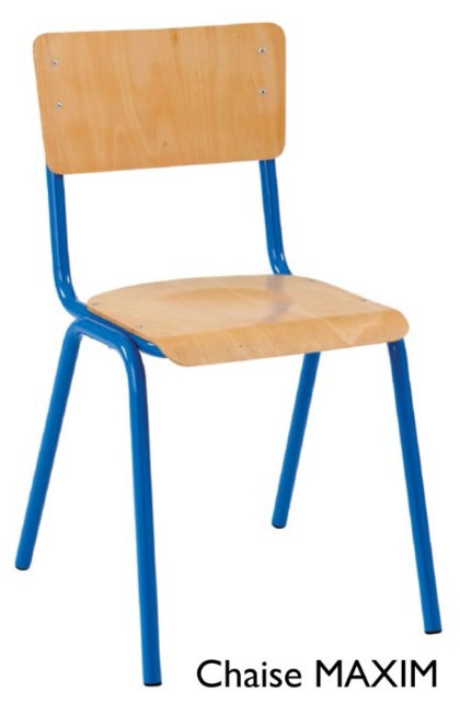 Chaise scolaire en bois hêtre