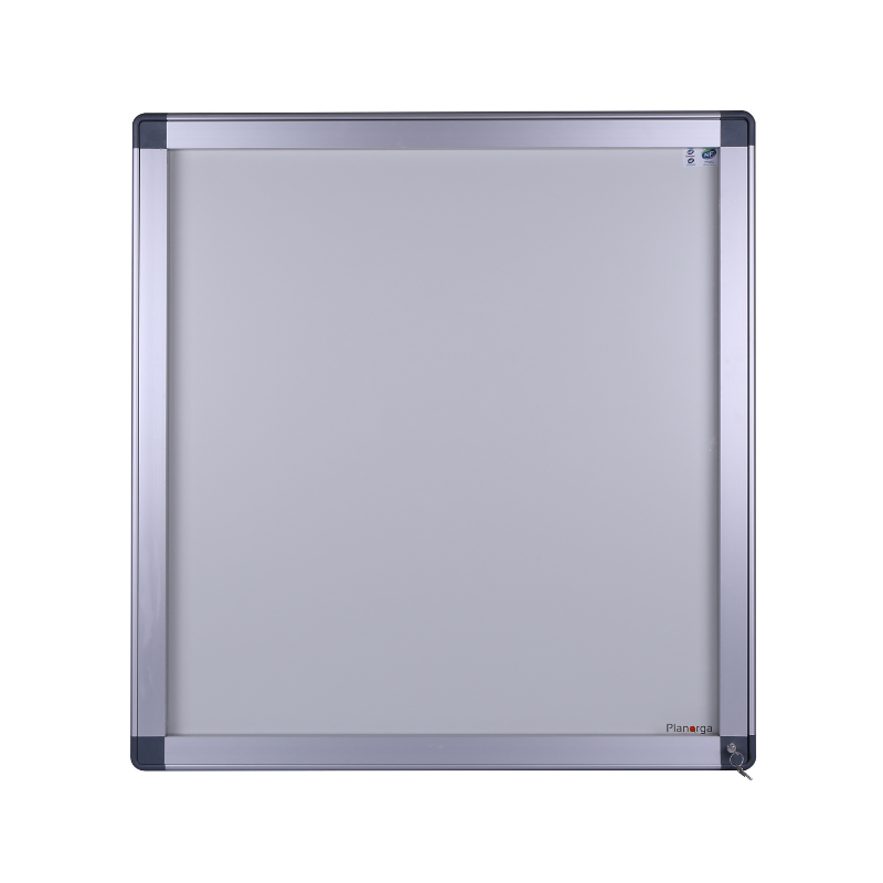 Vitrine d affichage interieur verre trempe NF Aludra