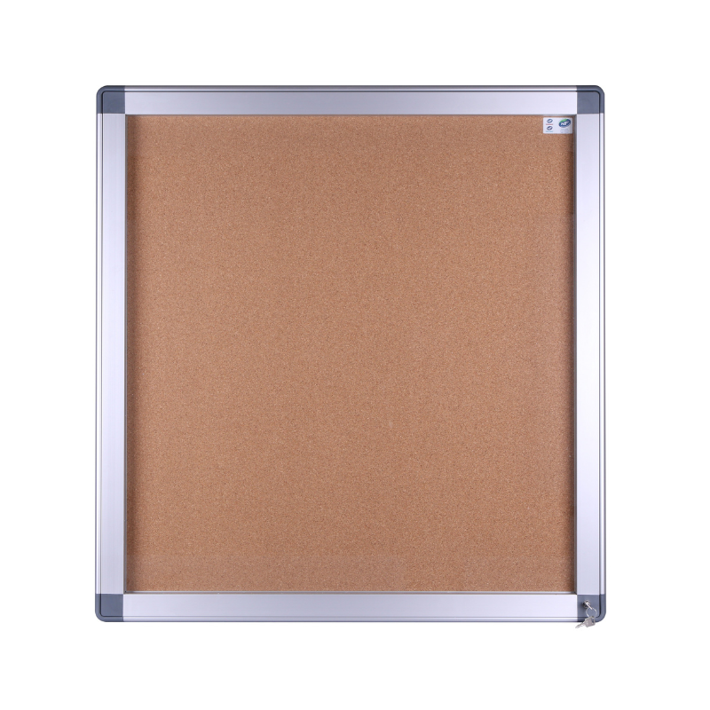 Vitrine d affichage interieur verre trempe NF Aludra