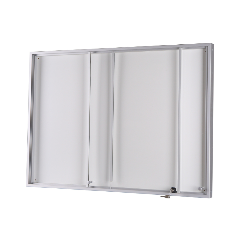 Vitrine d affichage interieur portes coulissantes Millenium