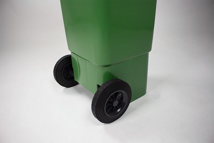 Conteneur poubelle standard 2 roues - 80L