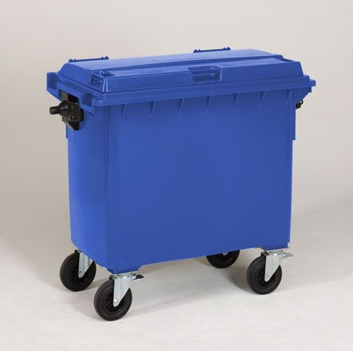 Conteneur poubelle standard 4 roues – 660L