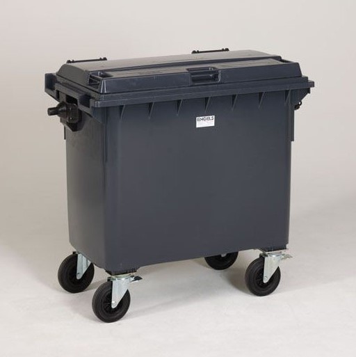Conteneur poubelle standard 4 roues – 660L
