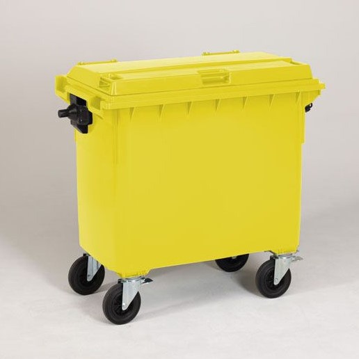 Conteneur poubelle standard 4 roues – 660L