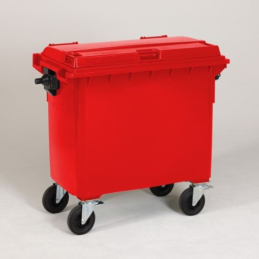 Conteneur poubelle standard 4 roues – 660L