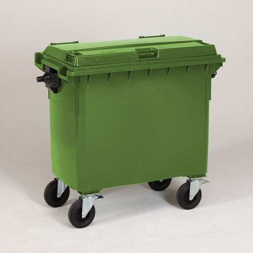 Conteneur poubelle standard 4 roues – 660L