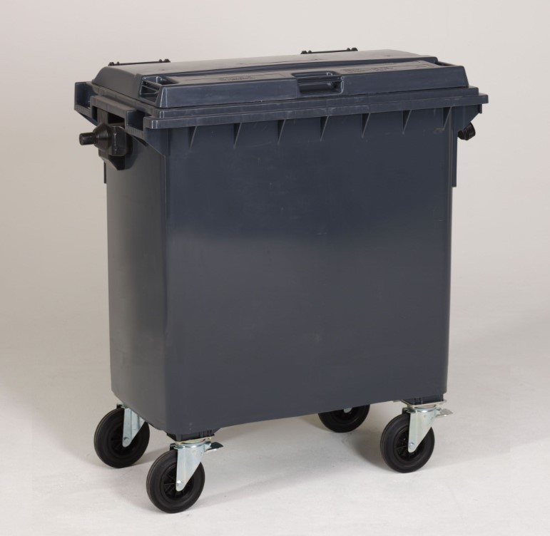 Conteneur poubelle standard 4 roues - 770L