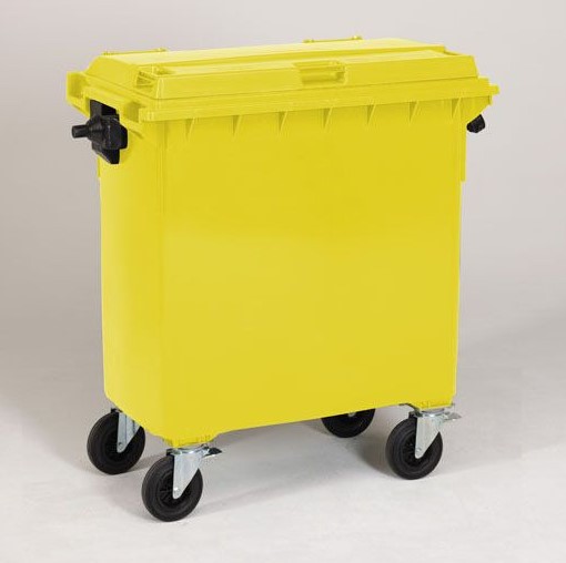 Conteneur poubelle standard 4 roues - 770L