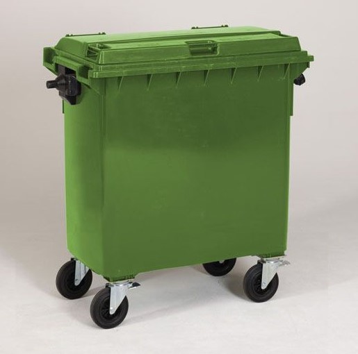 Conteneur poubelle standard 4 roues - 770L