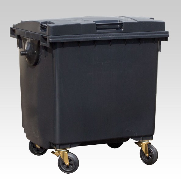 Conteneur poubelle standard 4 roues - 1000L