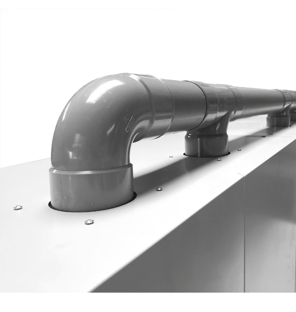 Vestiaire modulaire séchant et chauffant pour industrie salissante