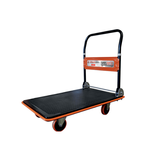 Chariot en acier dossier rabattable charge 150kg