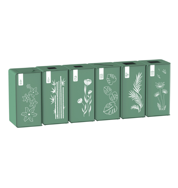 Borne de tri selectif Cubatri Signature 75L