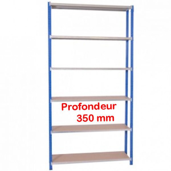 Rayonnage metallique pour archives - hauteur 2000 mm