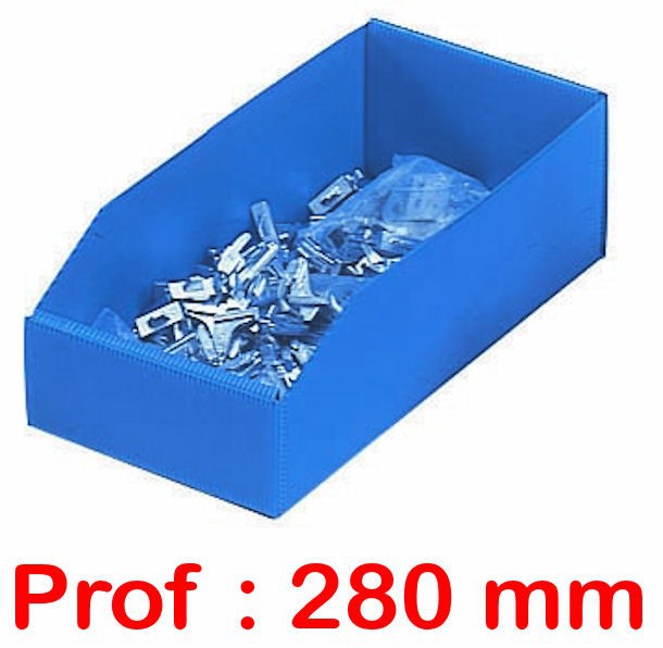 Bac polypropyl ene Eco - Profondeur 280 mm