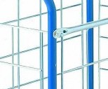 Chariot multi-service 4 c?t?s grillag?s