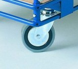 Chariot multi-service 4 c?t?s grillag?s