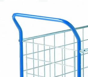Chariot multi-service 4 c?t?s grillag?s