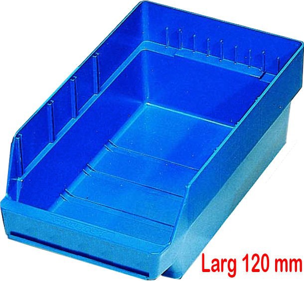 Bacs de rangement ? cloisons amovibles - Largeur 120 mm