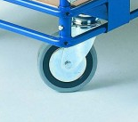 Chariot multi-service 4 c?t?s grillag?s