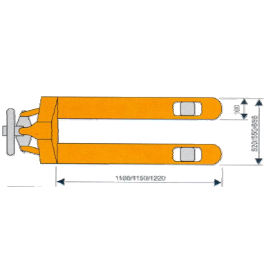 Transpalette Manuel 2500kg - Manutention facile & pratique