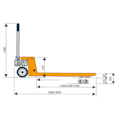 Transpalette Manuel 2500kg - Manutention facile & pratique