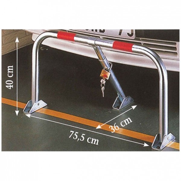 Barrière rabattable indéformable