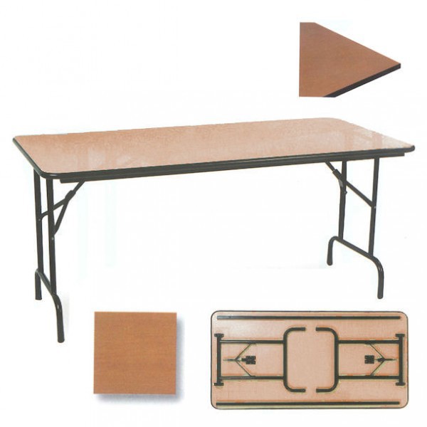 Table pliable rectangulaire