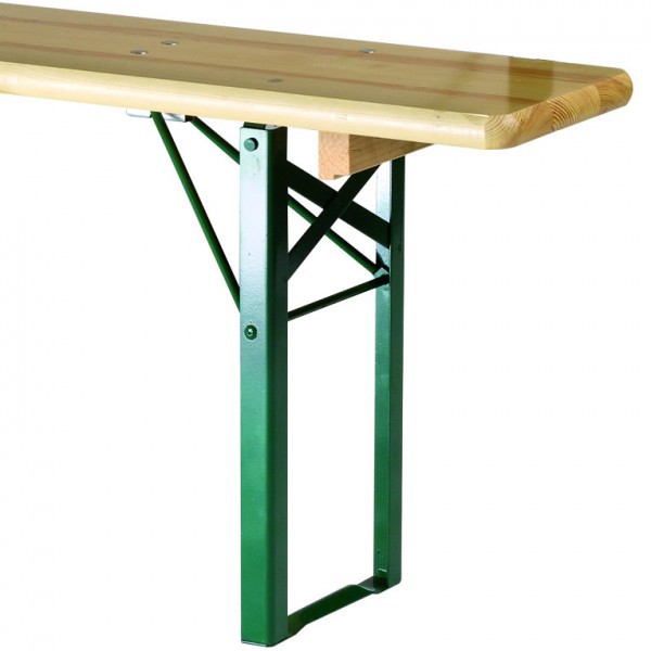 Ensemble bancs et table de brasserie avec pieds profilés