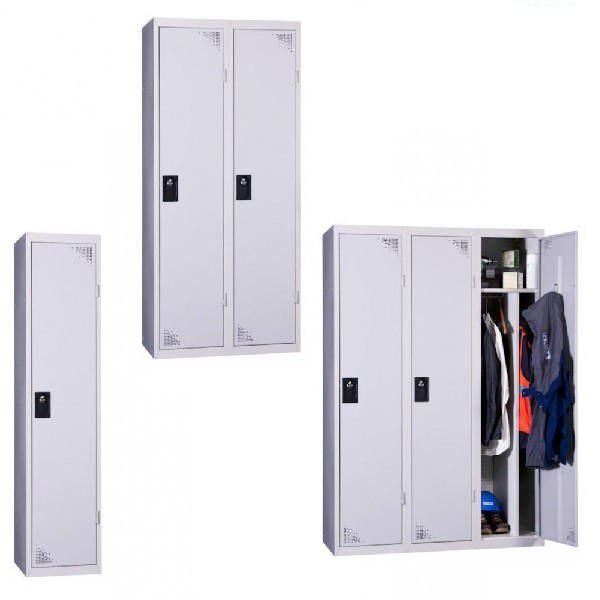 Vestiaire industrie salissante 1 case monobloc