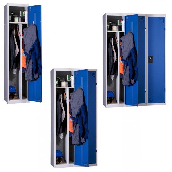 Vestiaire industrie salissante 1 case monobloc