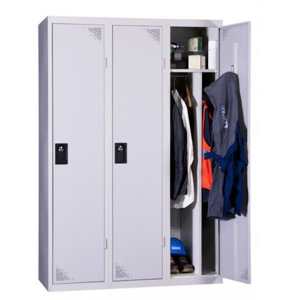 Vestiaire industrie salissante 1 case monobloc