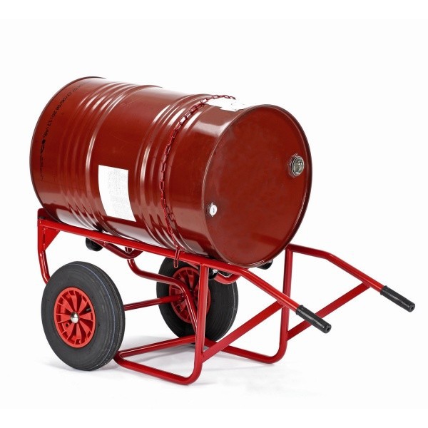 Diable chariot pour fut metallique