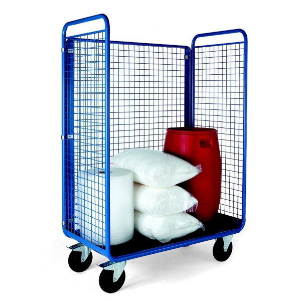 Chariot 3 cot?s grillag?s - Grand format