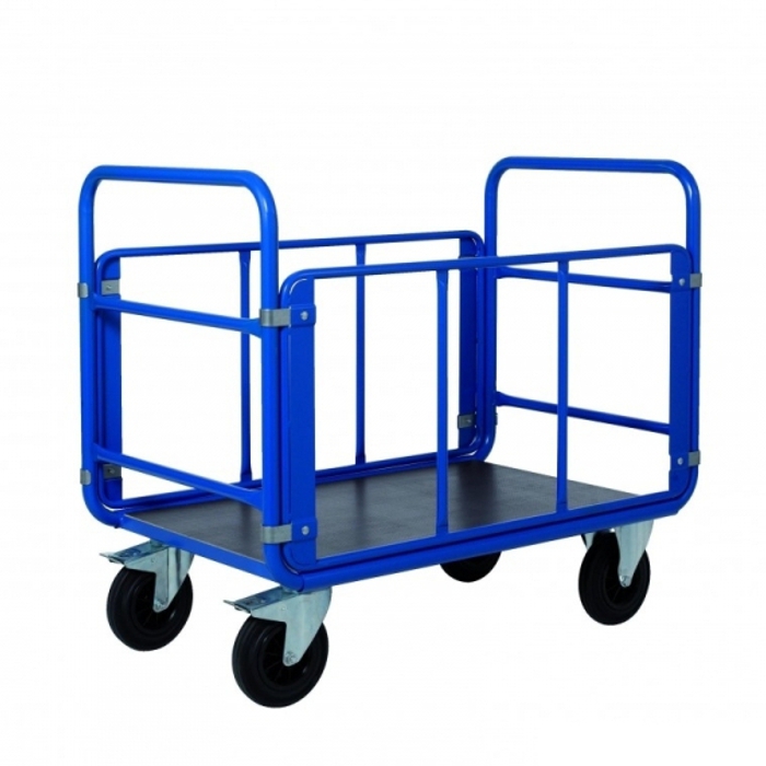 Chariot 4 cot?s tubulaires