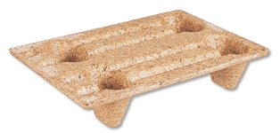 Palette moul ee en bois emboitable