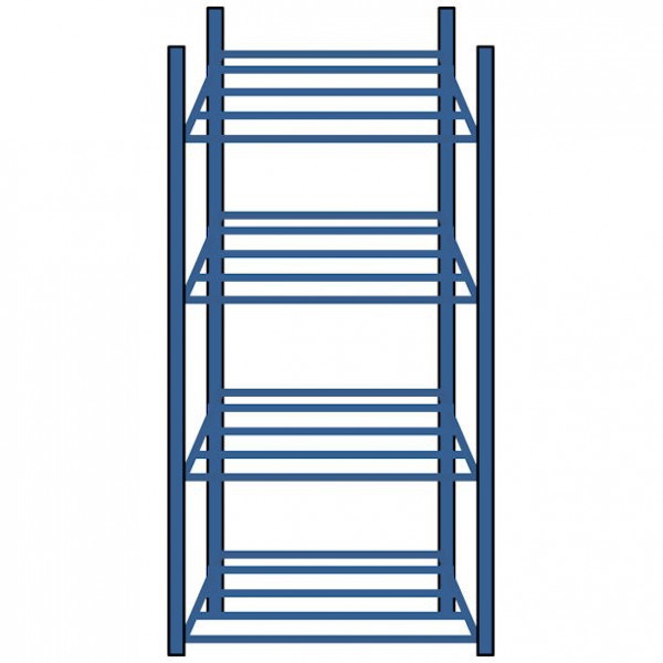 Rayonnage polyvalent - 950 x 600 mm